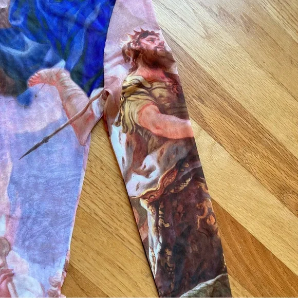 ZARA The Fates Art Print Mesh Bodysuit - Picture 12 of 14